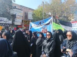 شرکت اساتید ، کارکنان ودانشجویان دانشکده فنی قائم «عج» زنجان در راهپیمایی 13 آبان 2