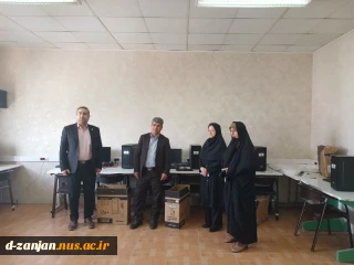 دریافت تجهیزات اهدائی وزارت نفت در آموزشکدهلی مهارت قائم(عج) زنجان