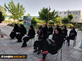 برگزاری مراسم قرائت زیارت عاشورا با حضور ریاست وکارکنان آموزشکده قائم(عج) زنجان به مناسبت اولین سالگرد شهدای خدمت مورخ1404/02/31